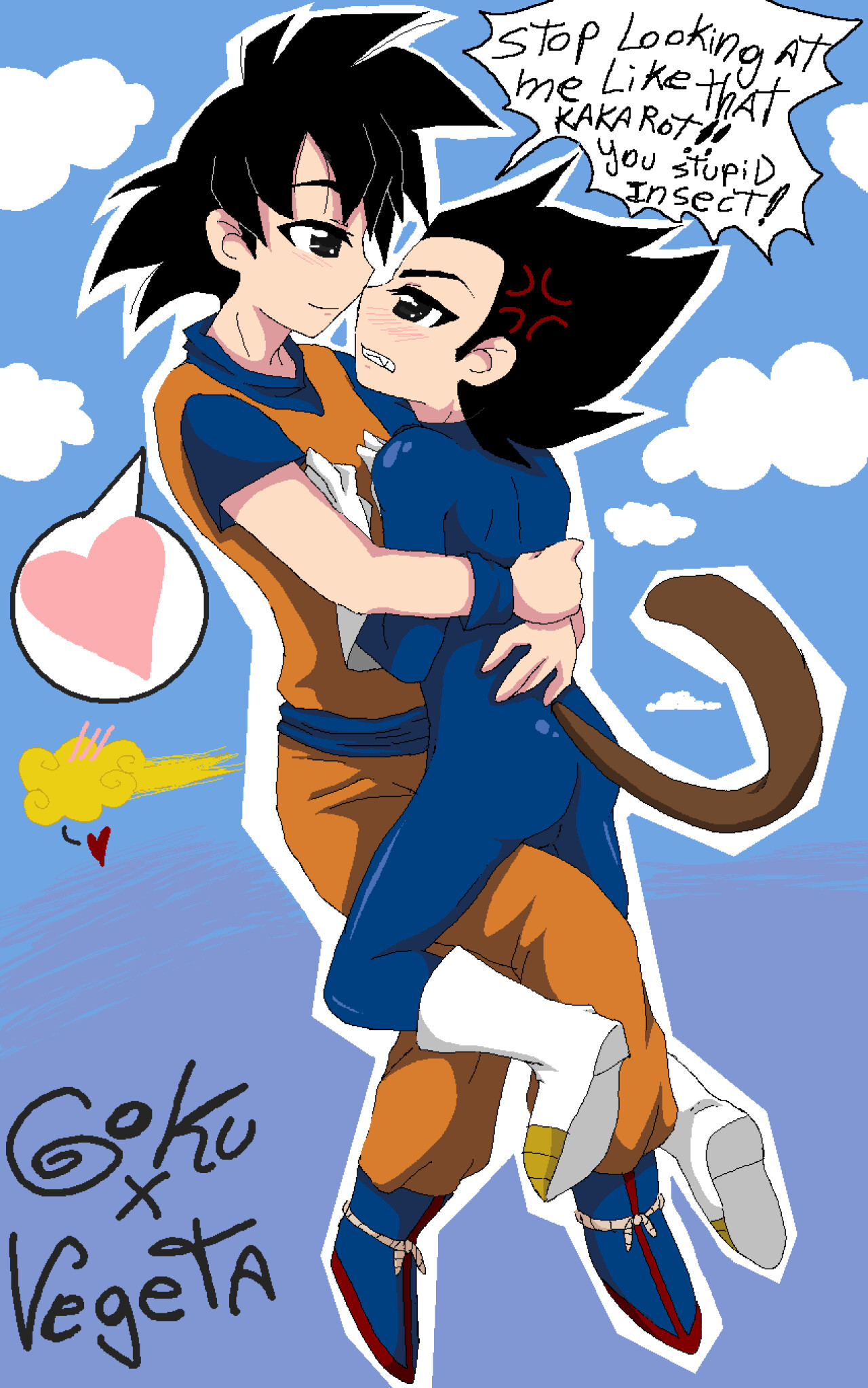 Goku and vegeta yaoi